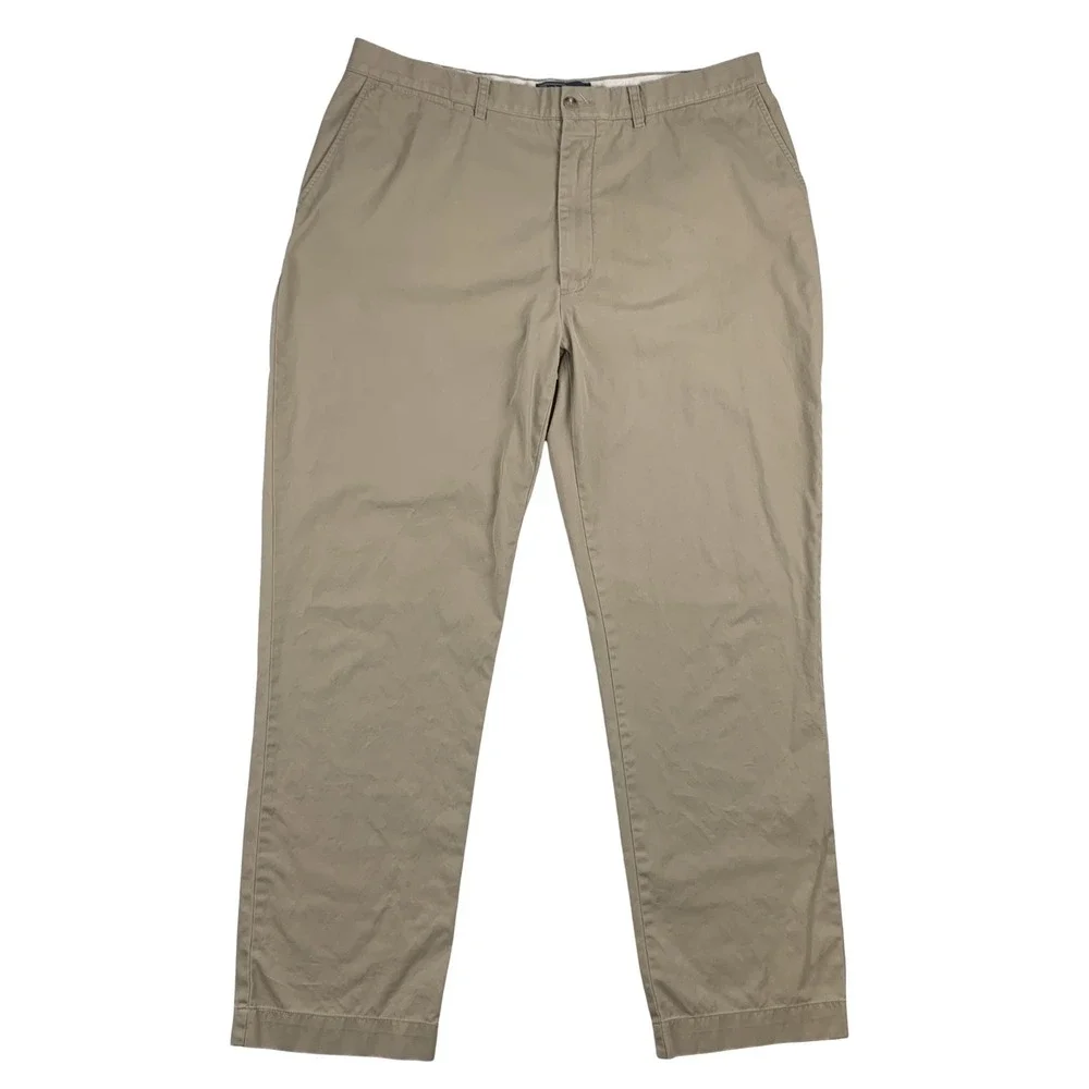 Polo Ralph Lauren Mens Prospect Pant Chinos 40/32 (39x31) Flat Front Classic Tan